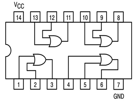 7432 OR Gate IC